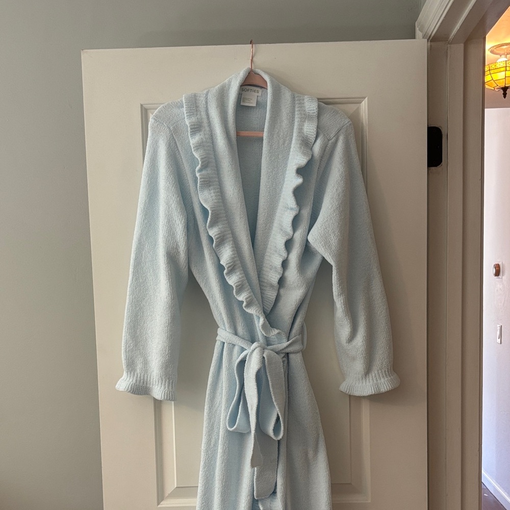 Softies Ruffled Chenille Robe - Large